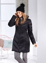 Kurzmantel mit fester Kapuze 