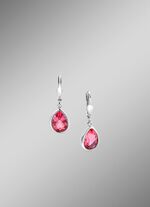 Ohrringe mit leuchtendem Feuertopas 