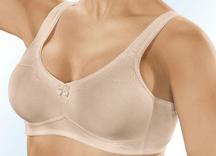 Naturana Zweierpack BH mit doppelt vorgeformten Cups 2X PUDER