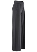 Hose mit streckenden Biesen ANTHRAZIT MELIERT