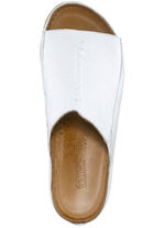 Gemini Pantolette mit seitlichen Gummizügen WEISS