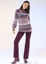 Pullover aus hochwertigem Multicolorgarn mit Schurwolle 