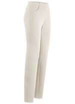 Hose mit angeschnittenem Bund BEIGE