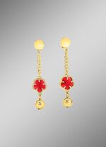 Schmuckset, 3-teilig, im Blumendesign 