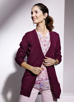 Strickjacke mit Modal  BEERE