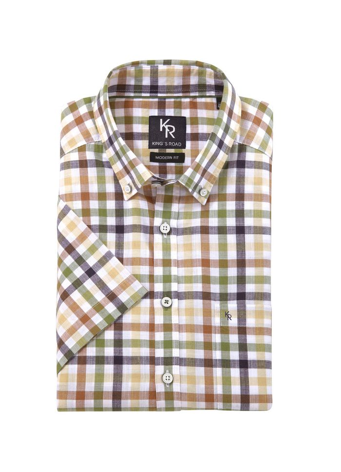 "King's Road"-Hemd mit Button-Down-Kragen in 4 Farben 