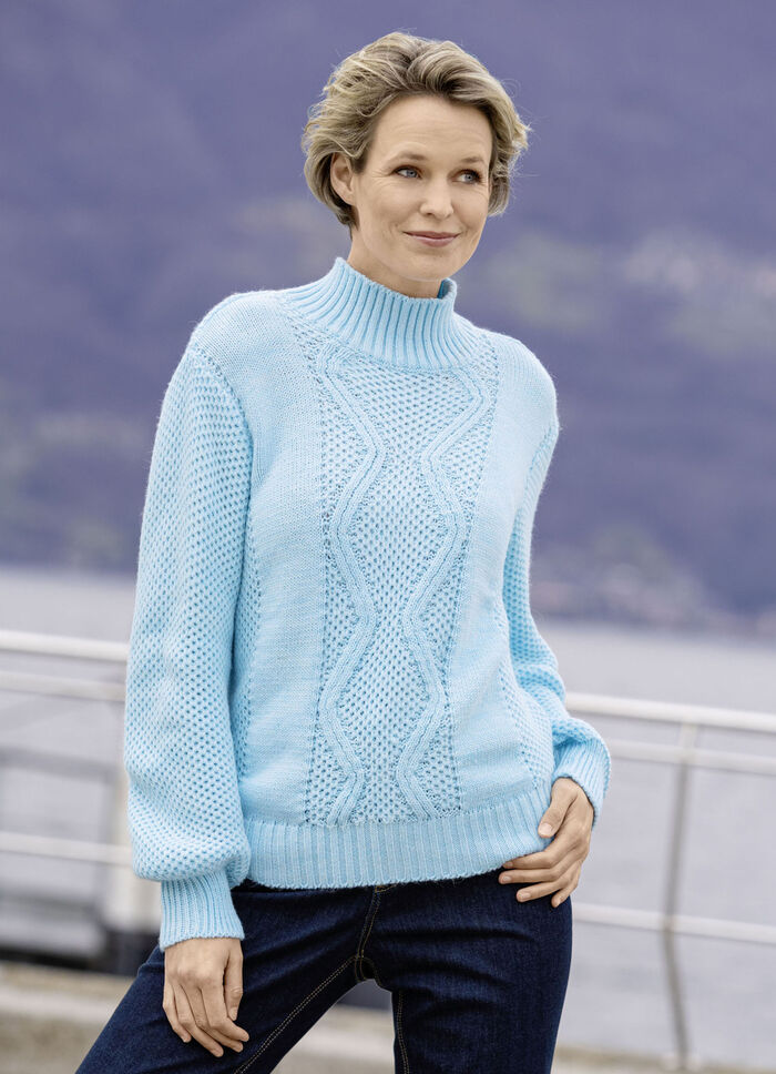 Pullover mit Alpaka 