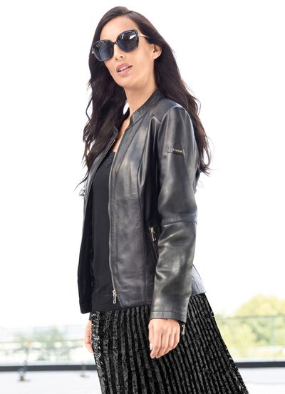 Lederkurzjacke von &bdquo;Cabrini&ldquo; 