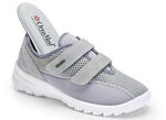 Klettschuh mit gepolstertem Futter GRAU