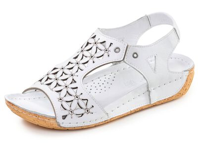 Gemini, sommerliche Damen-Sandalen, Weite G, aus Leder 