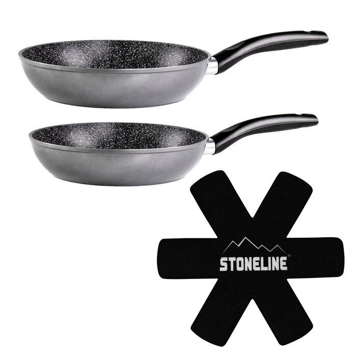 STONELINE® Pfannen-Set, 3-teilig ANTHRAZIT