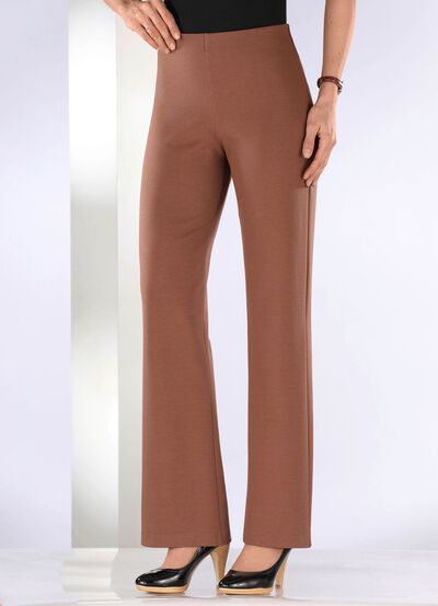 Jerseyhose mit ausgestellter Fu&szlig;weite 