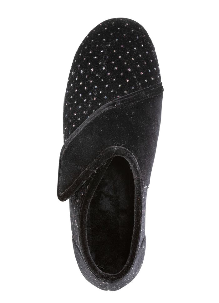 Laurina Klettschuh mit zart funkelnder Glitzer-Pr&auml;gung 