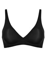 Naturana BH mit herausnehmbaren Pads SCHWARZ