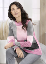 Pullover mit Intarsien 