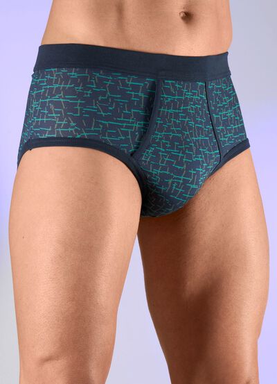 Viererpack Slips mit Eingriff 