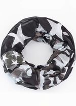 Loop-Schal mit verschiedenen Dessinierungen 