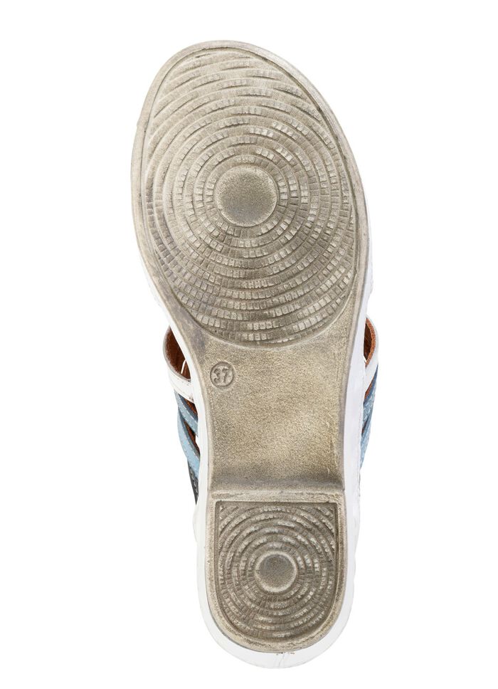 Gemini Pantolette mit raffinerten Flechtriemchen 