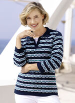 Pullover in Doppel-Optik 