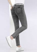 Knöchellange, figurformende Jeans GRAFIT