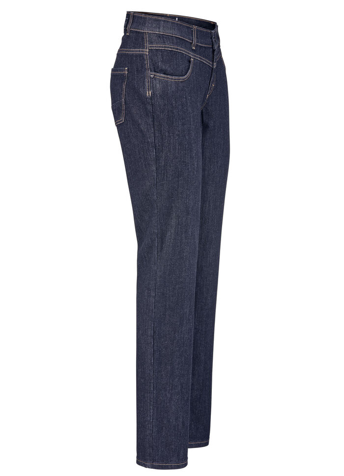 Magic-Jeans mit figurformendem Jeanssattel DUNKELBLAU