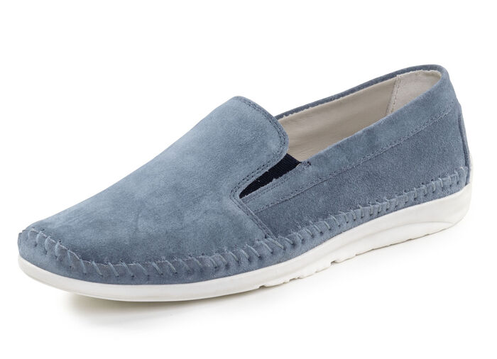 ELENA EDEN Slipper mit seitlichen Gummizügen JEANS