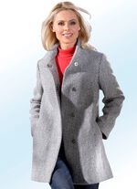 Jacke mit Steh-Umlegekragen 