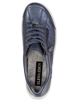 ELENA EDEN, atmungsaktive Damen-Sneaker, Weite H, mit herausnehmbarem Fußbett MARINE