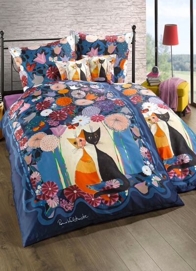 Bettw&auml;sche-Garnitur mit Rosina Wachtmeister-Motiv 