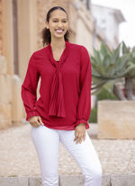 Tunika mit Bindeschluppe ROT