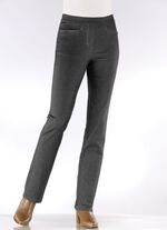 Hose in Denim-Optik ANTHRAZIT