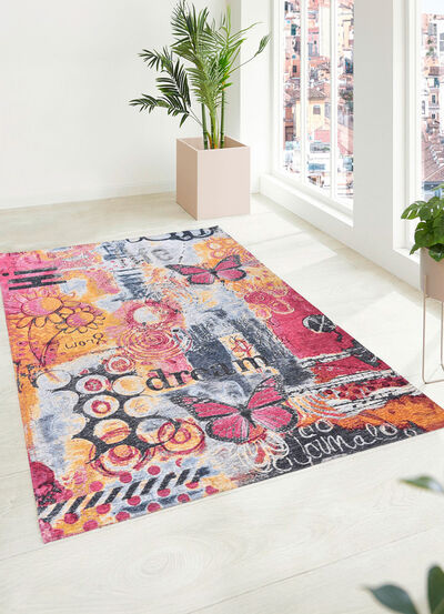 Ausdrucksstarke, moderne Brücken und Teppiche 