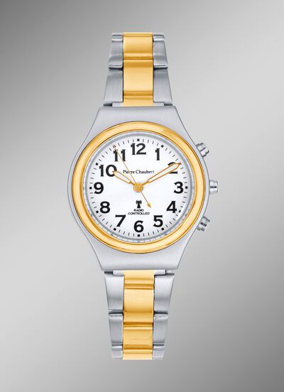 Zeitlose Funk-Damenuhr der Marke Pierre Chaubert 