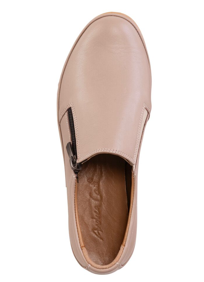 Andrea Conti Slipper aus Nappaleder KIESEL