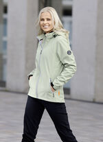 Jacke mit gebondeter Fleece-Innenausstattung LINDGRÜN