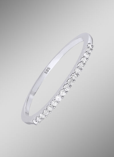 Exquisiter Damenring mit weißen Diamanten 