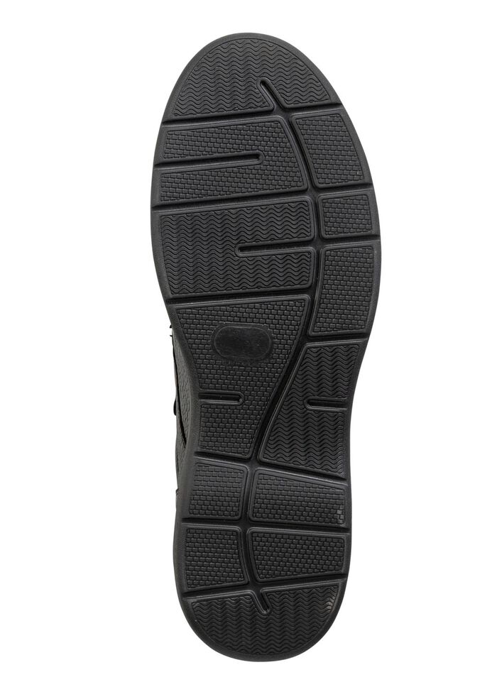 GINO GALANTE, klassische Herren-Slipper, aus Hirschleder SCHWARZ