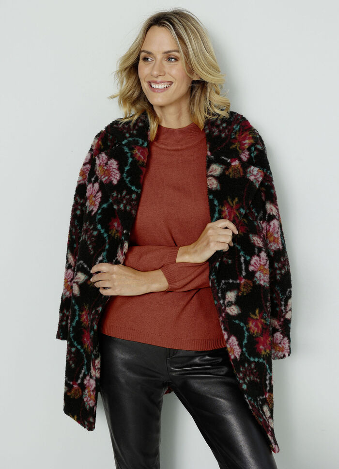 Jacke mit Floralprint 