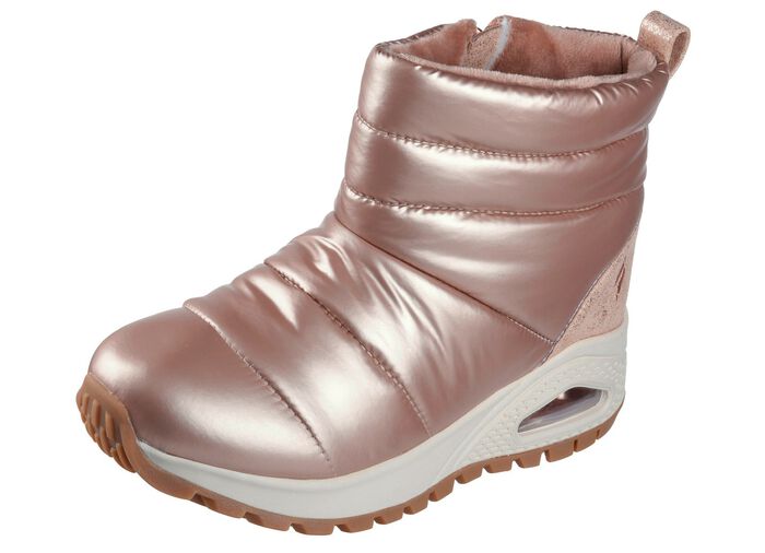 SKECHERS, gef&uuml;tterte Damen-Boots, Winterschuhe, mit Rei&szlig;verschluss 