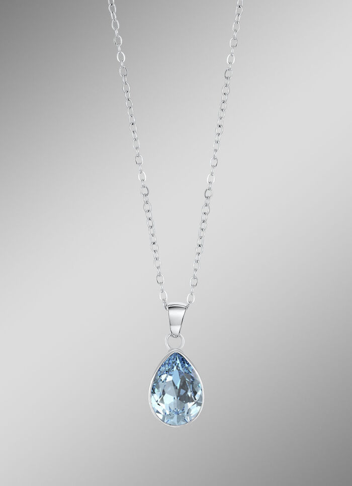 Anh&auml;nger mit Swarovski&reg;-Kristall und Ankerkette 