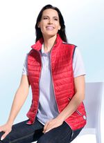 Funktionsweste mit Kontrastpaspelierungen 