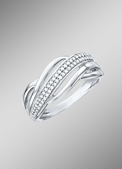 Damenring mit Diamanten  Damenring mit Diamanten