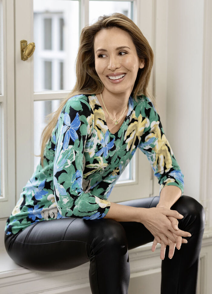 Pullover in Feinstrick 