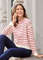 Pullover in Ringeldessin 