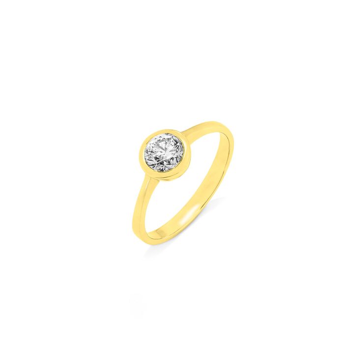 Entz&uuml;ckender Damenring mit Brillant 