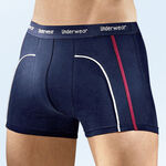 Dreierpack Pants aus Feinjersey, marine 