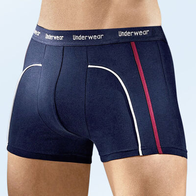 Dreierpack Pants aus Feinjersey, marine 