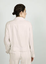 Blazer in Leinen-Optik 