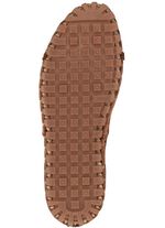 Gemini, sommerliche Damen-Slipper, Weite G, mit herausnehmbarem Fu&szlig;bett COGNAC
