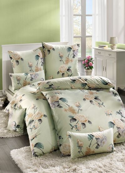 Microfaser Bettw&auml;sche-Garnitur mit Rei&szlig;verschluss 